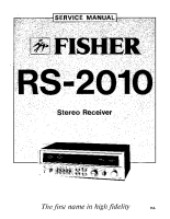 Fisher RS-2010 - Service Manual 